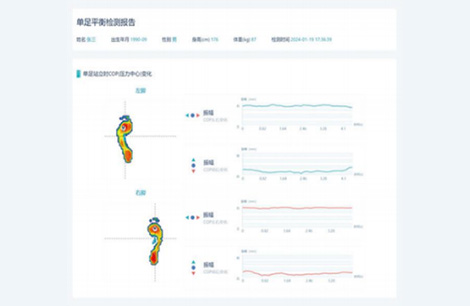 单足平衡检测报告